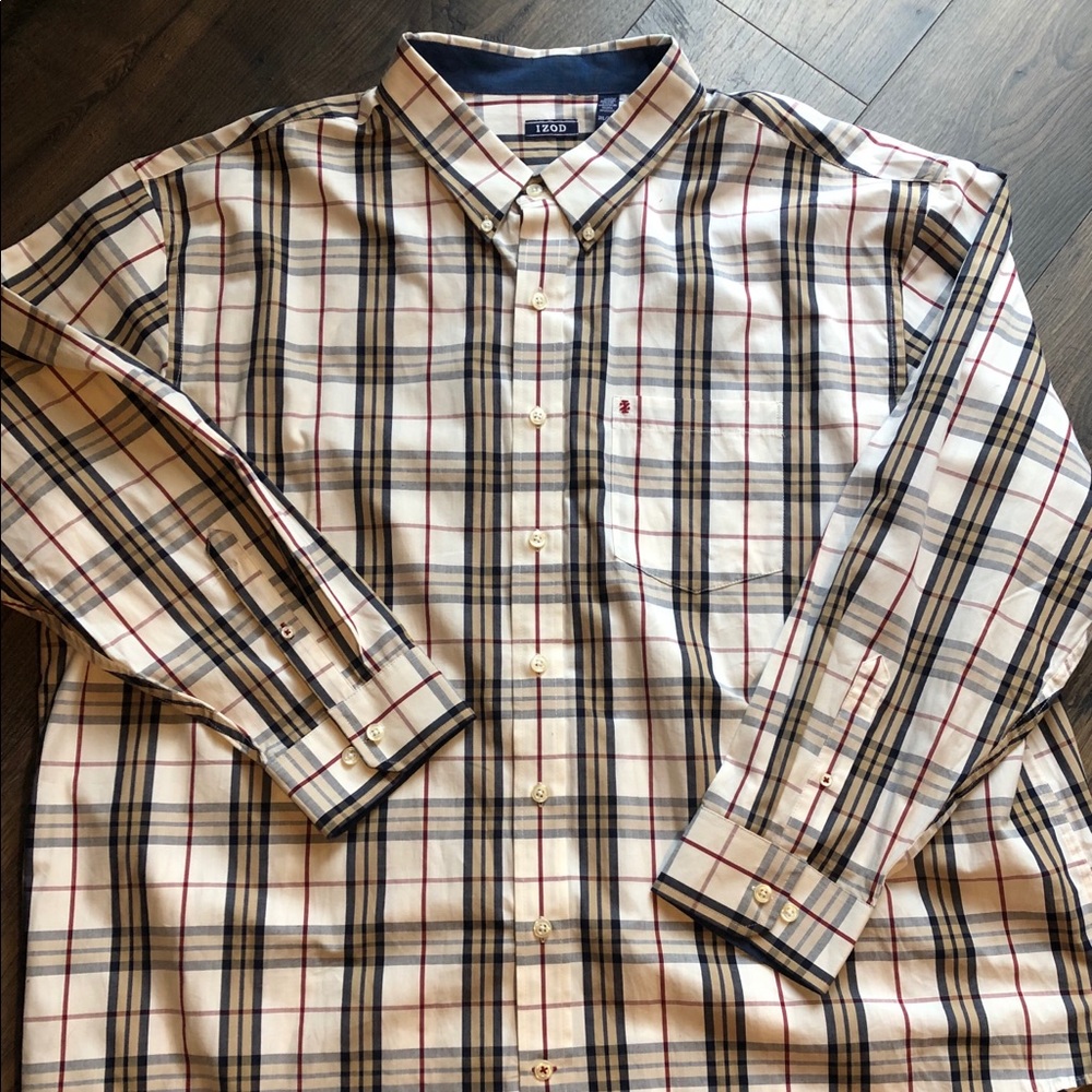 Izod 3X Button Down Shirt. Gorgeous!